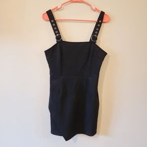 Faux Suede Mini Dress